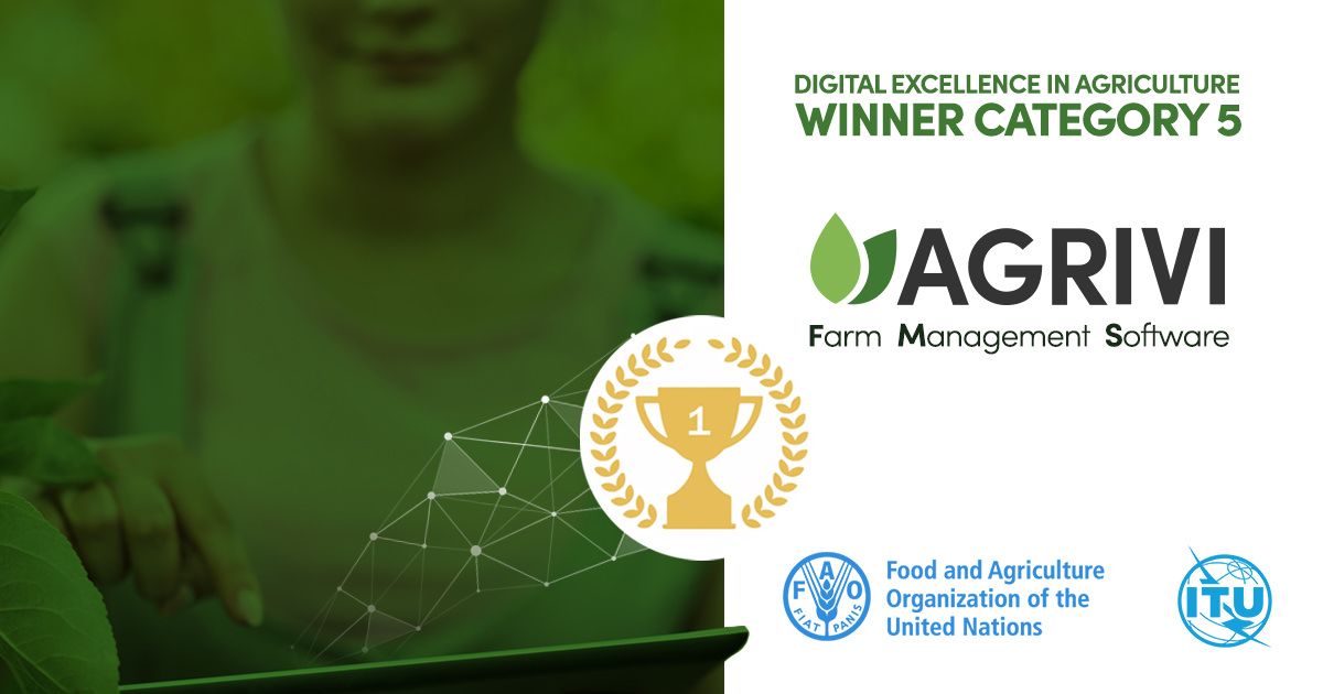 AGRIVI Won the UN FAO Award for Innovation in Agriculture