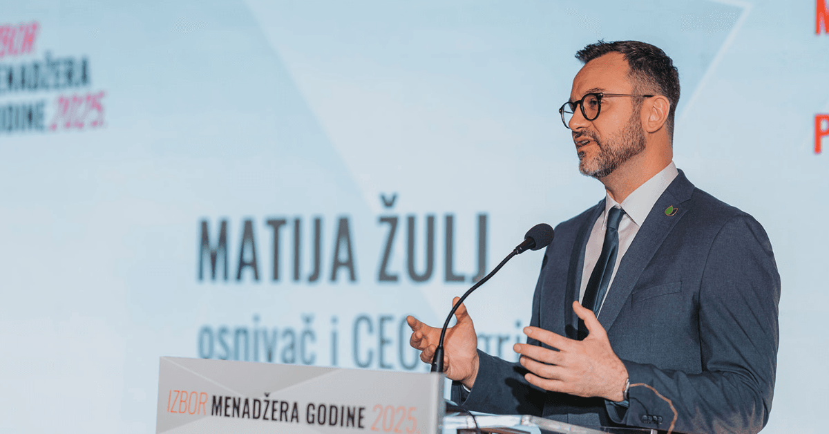 Matija Žulj menadžer godine 2025. | CEO AGRIVI-ja nagrađen od HUM-CROMA-e