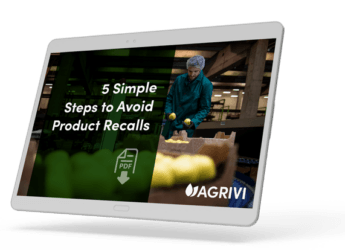 tablet showing product tester holding apples