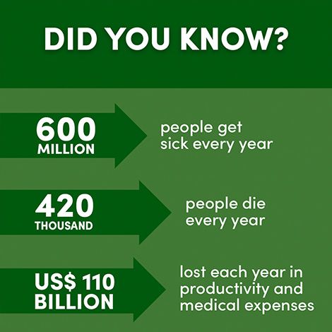 world food safety day graphic did you know