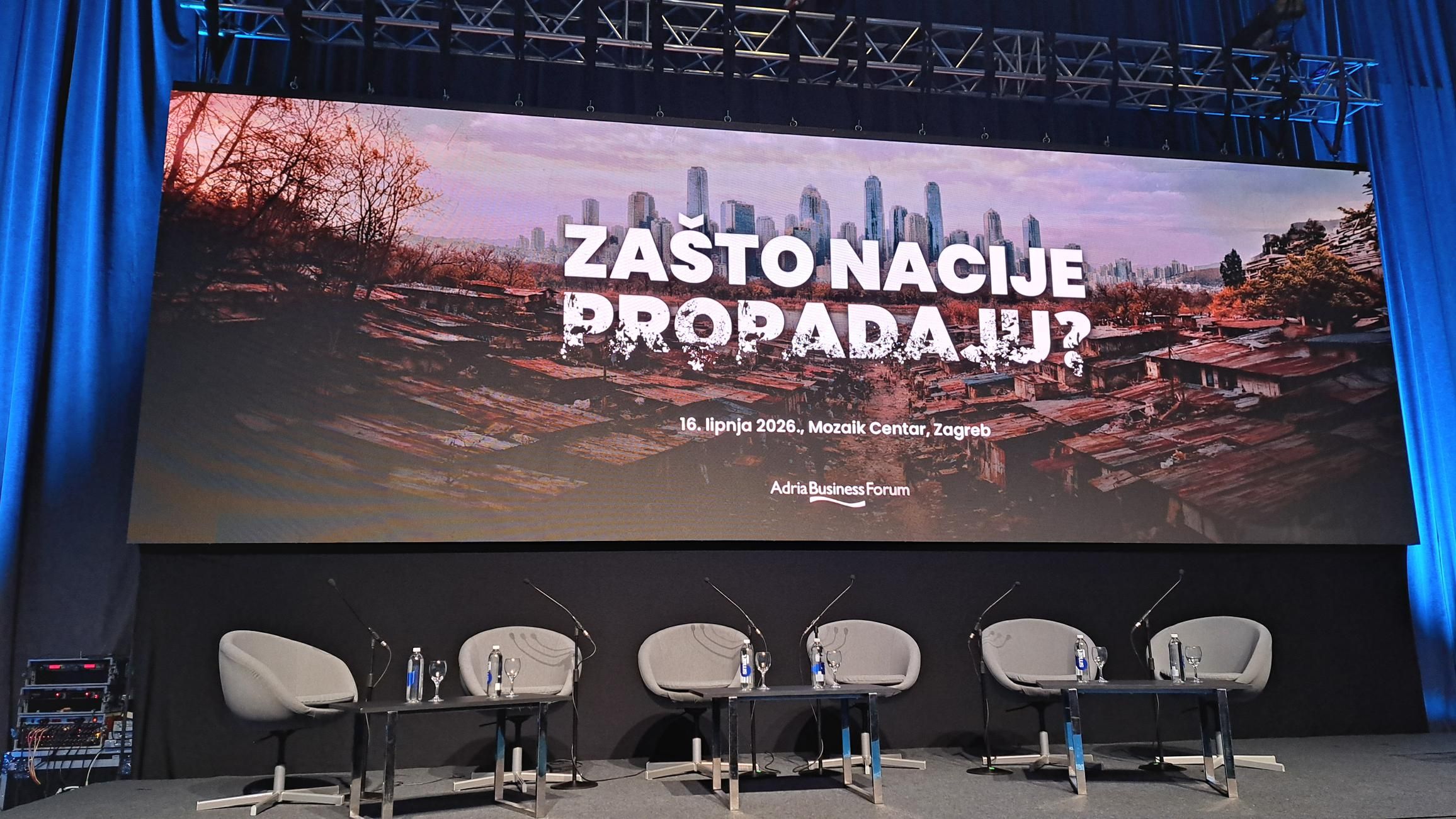Adria Business Forum 2026 stage with the
